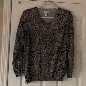 Croft & Barrow Gray Sweater